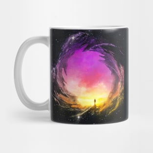 Digital art scape Mug